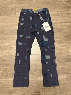 Rich gainer Men's Patchwork distressed Jeans